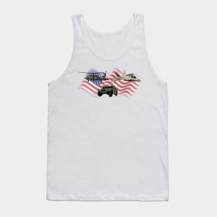 American Military HUMVEE UH-60 F22 Tank Top